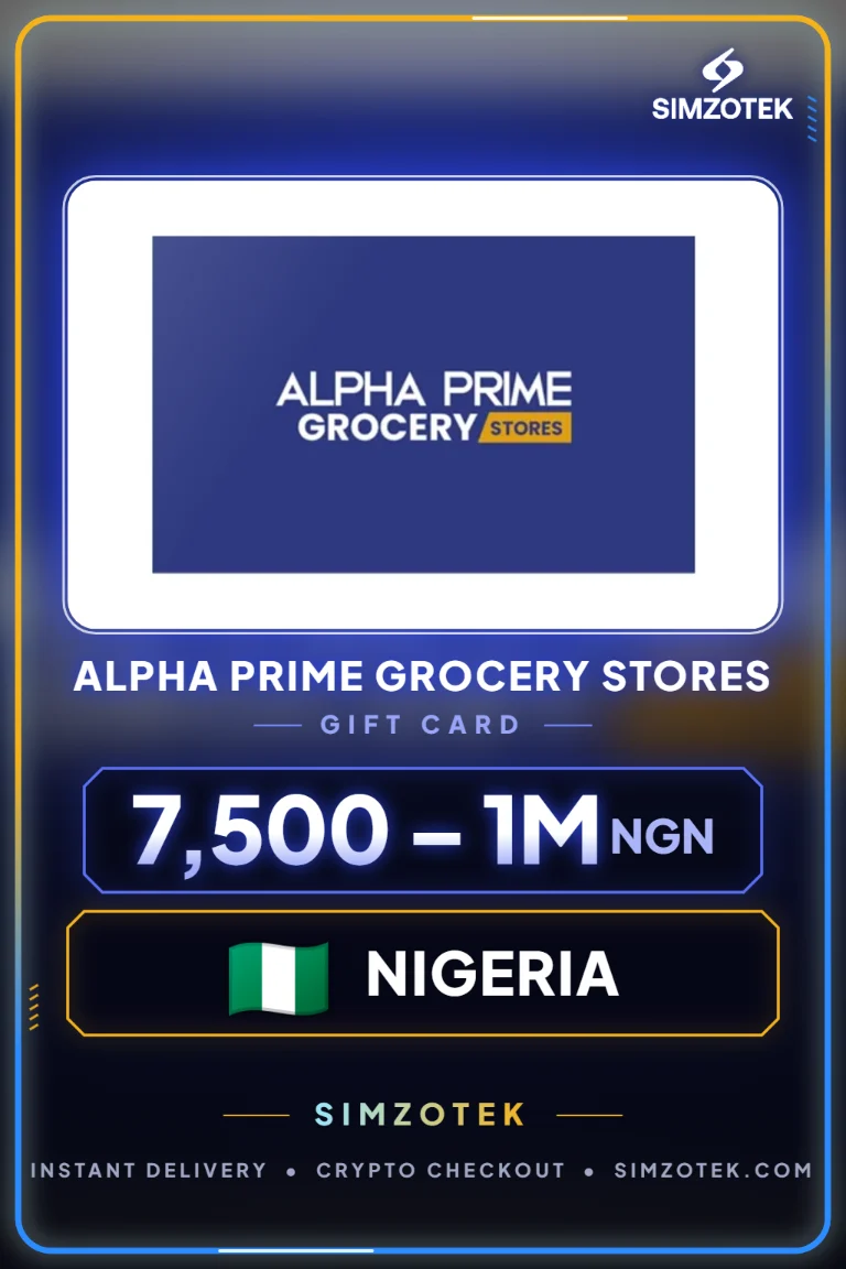 บัตรของขวัญ Alpha Prime Grocery Stores (ไนจีเรีย)