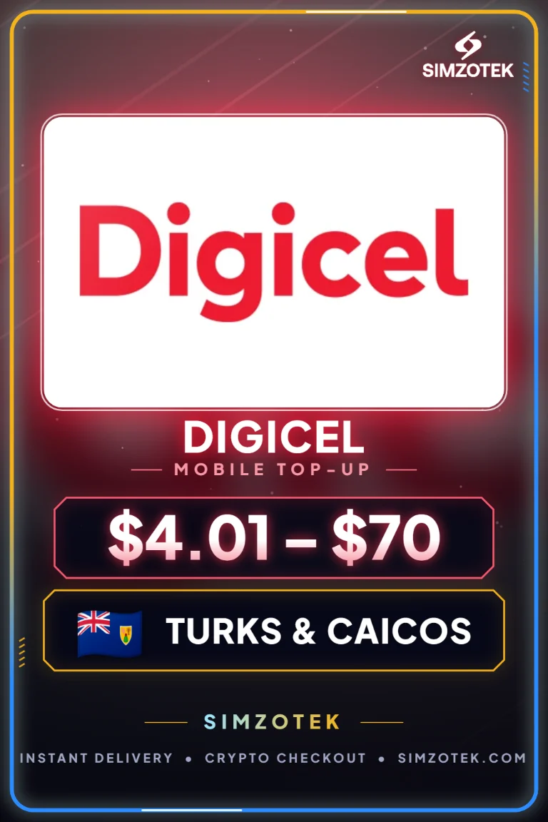 Digicel Mobile Top-Up (Turks & Caicos Islands)