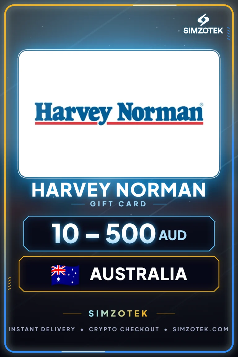 บัตรของขวัญ Harvey Norman (ออสเตรเลีย)