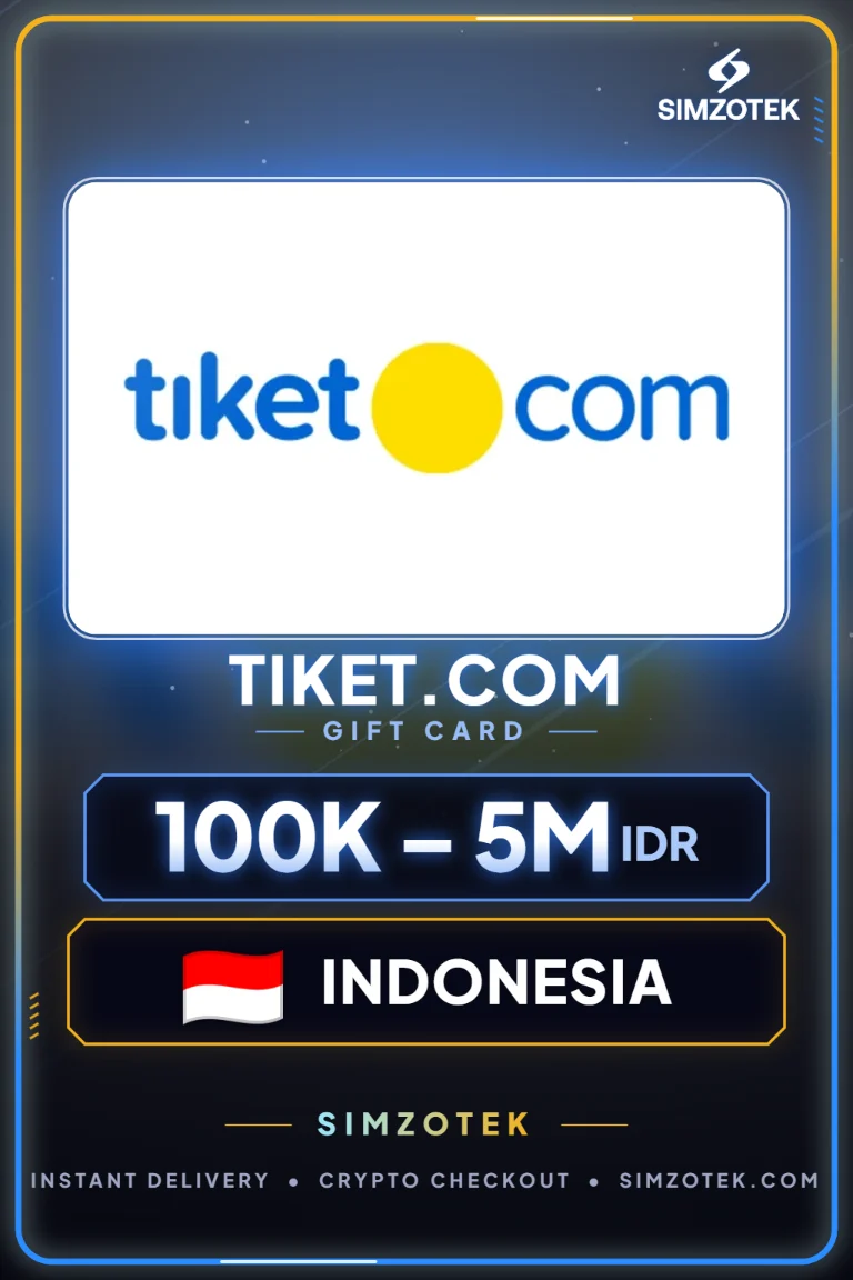 Karta podarunkowa tiket.com (Indonezja)