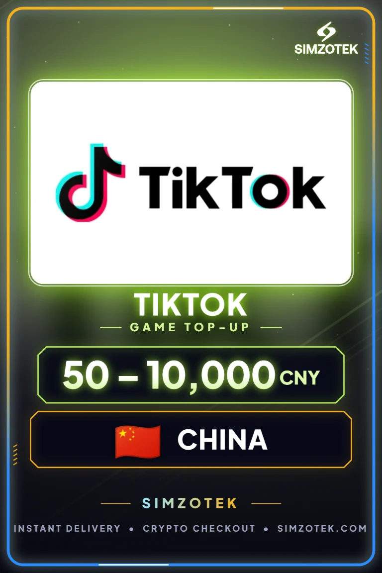 TikTok - Douyin Diamonds Geschenkkarte (China)