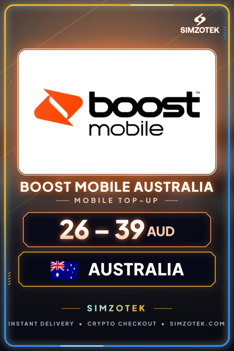 Předplacený kredit Boost Mobile Australia (Austrálie)