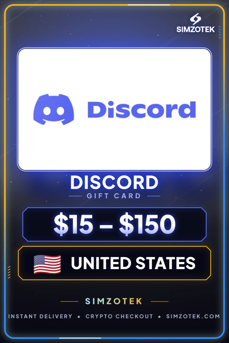 Discord Hediye Kartı (Amerika Birleşik Devletleri)