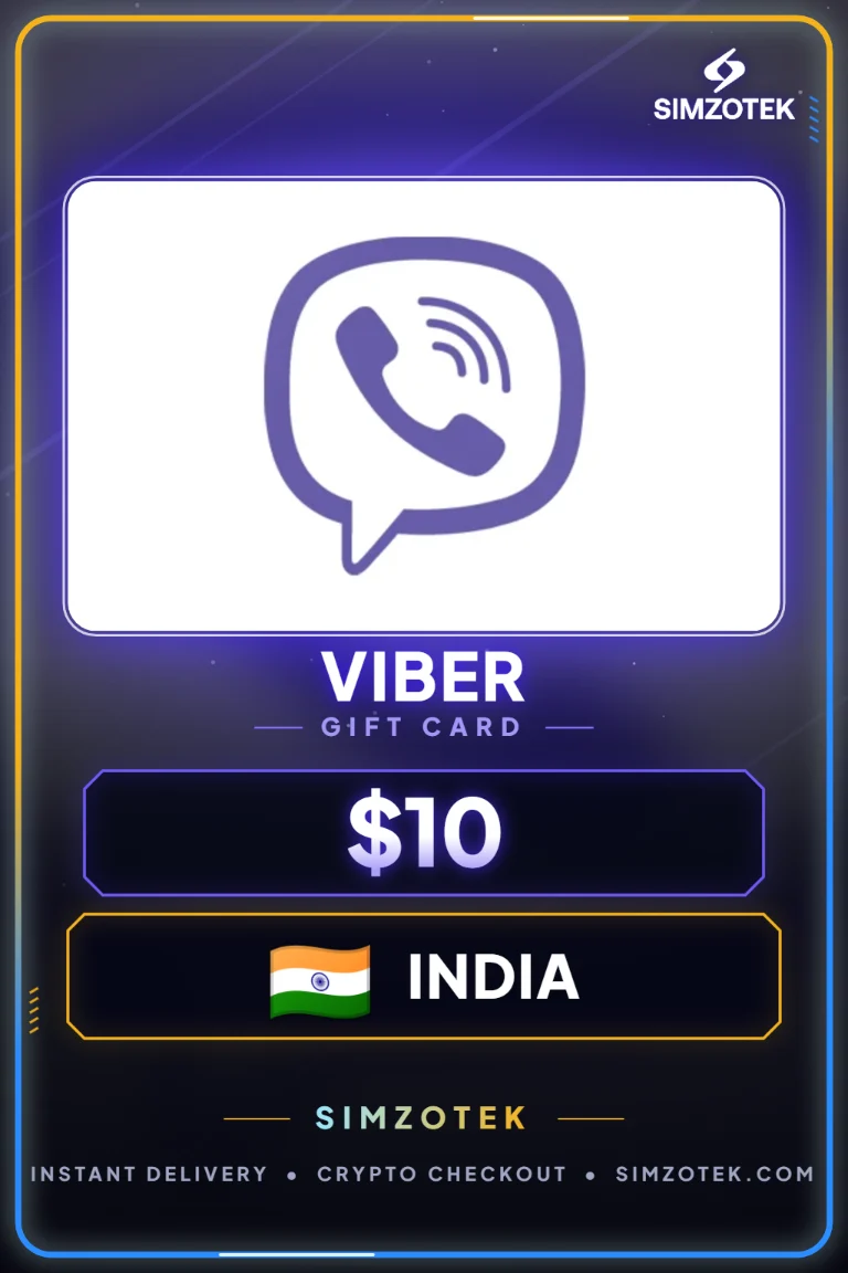Dárková karta Viber (Indie)