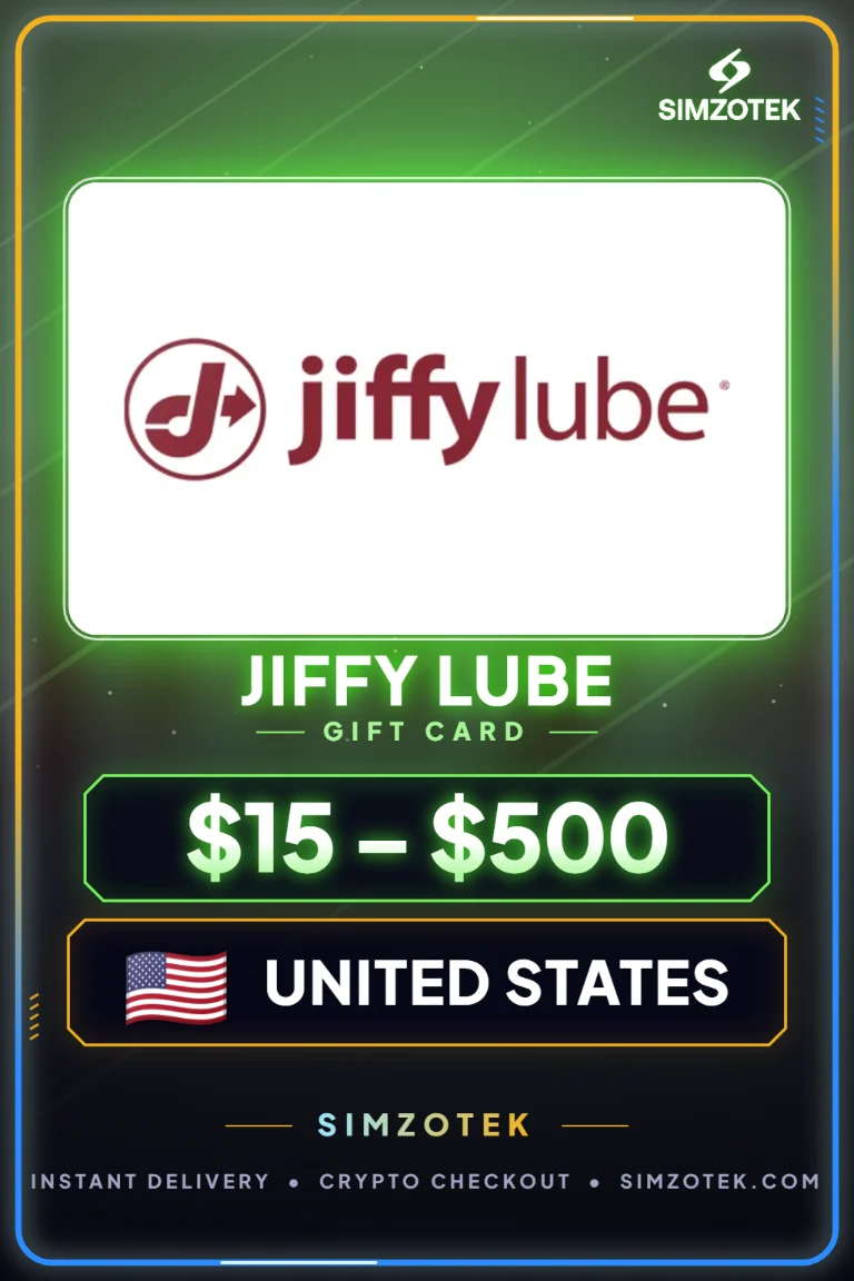 Carta regalo Jiffy Lube (Stati Uniti)