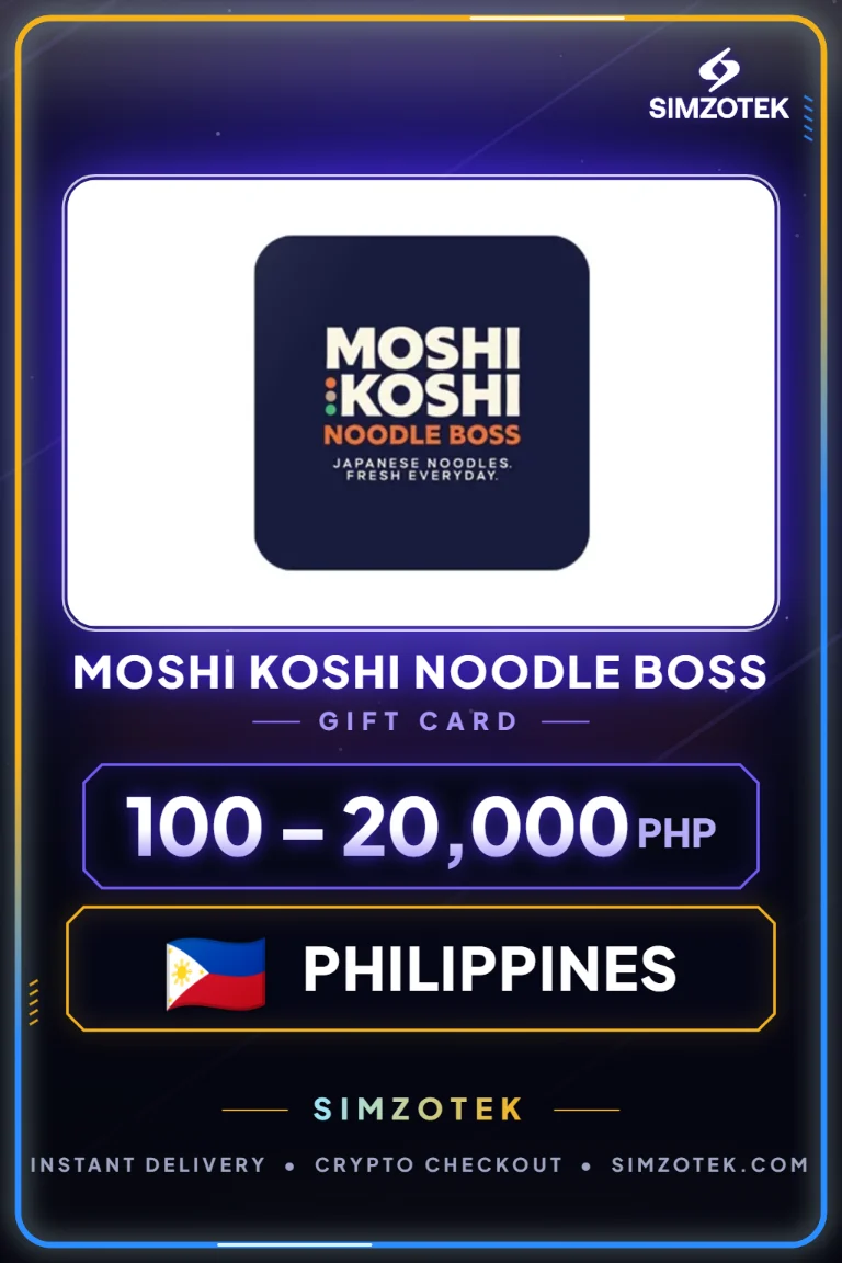 Moshi Koshi Noodle Boss Gift Card (Philippines)