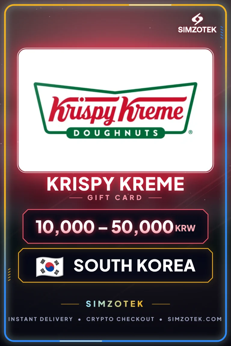 Thẻ quà tặng Krispy Kreme (Hàn Quốc)