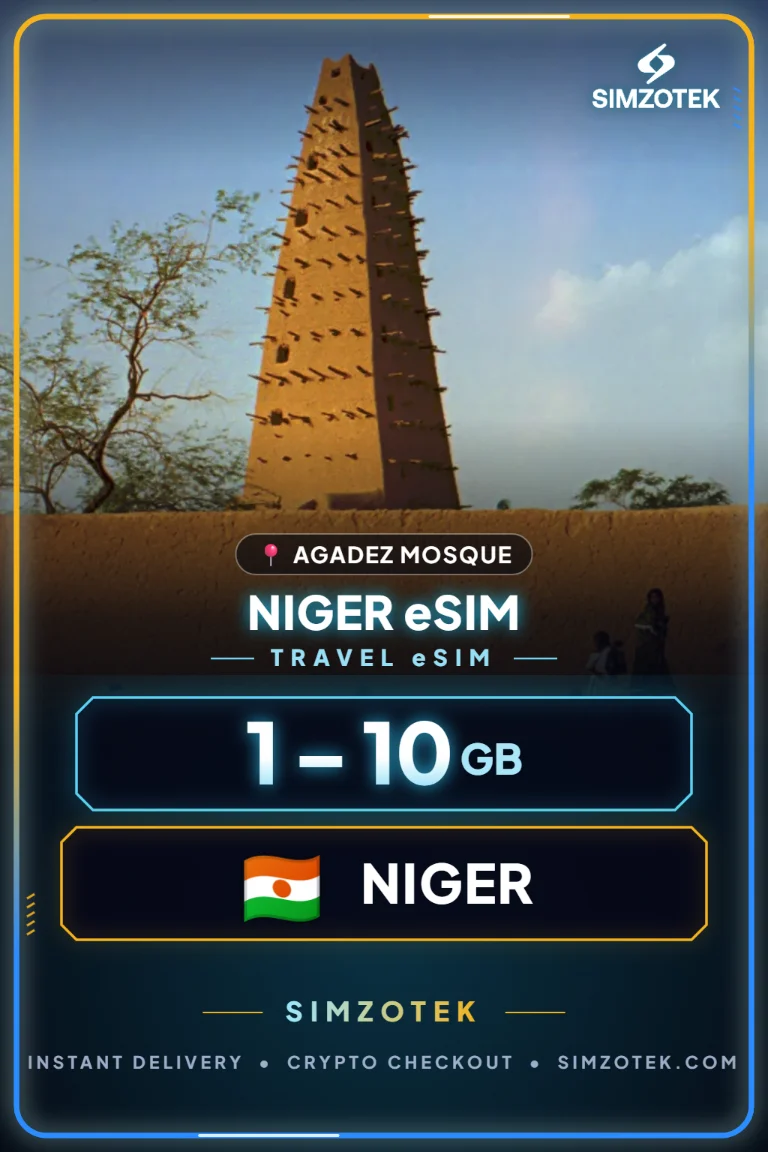 eSIM Niger – datové balíčky