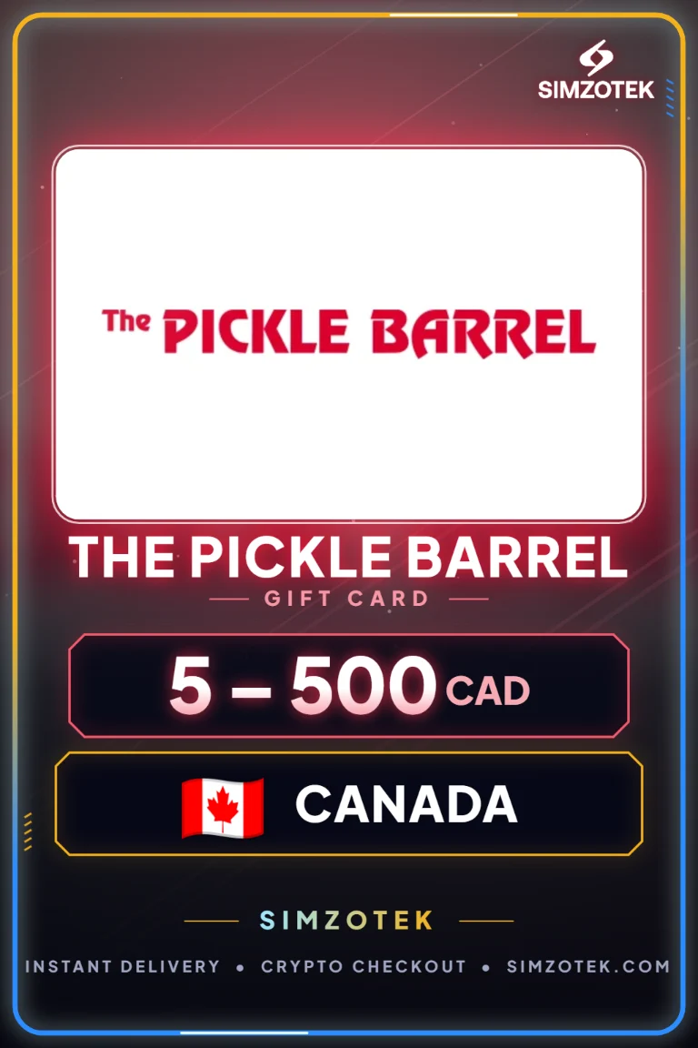 Dárková karta The Pickle Barrel (Kanada)