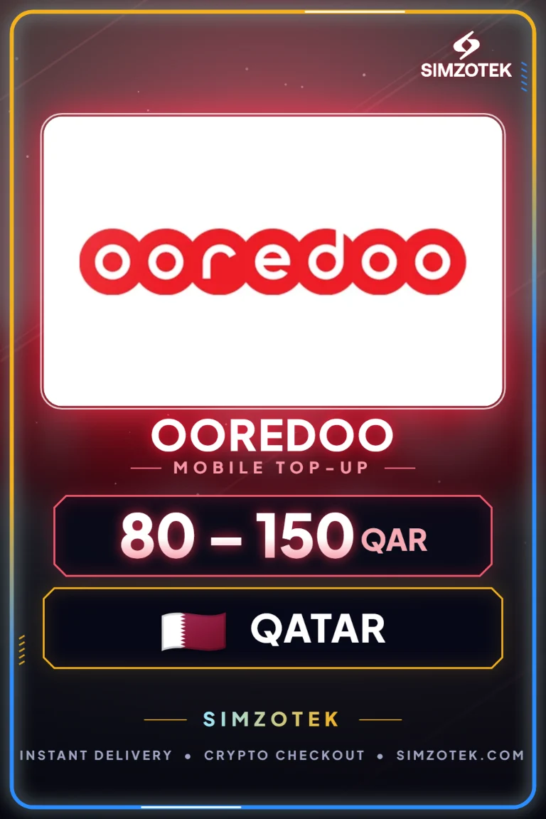 Kod doładowania Ooredoo (Katar)