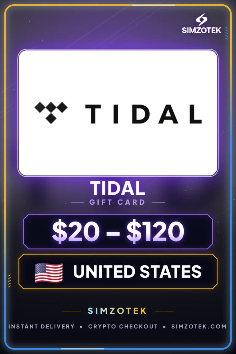 Поклон картица TIDAL (Сједињене Државе)
