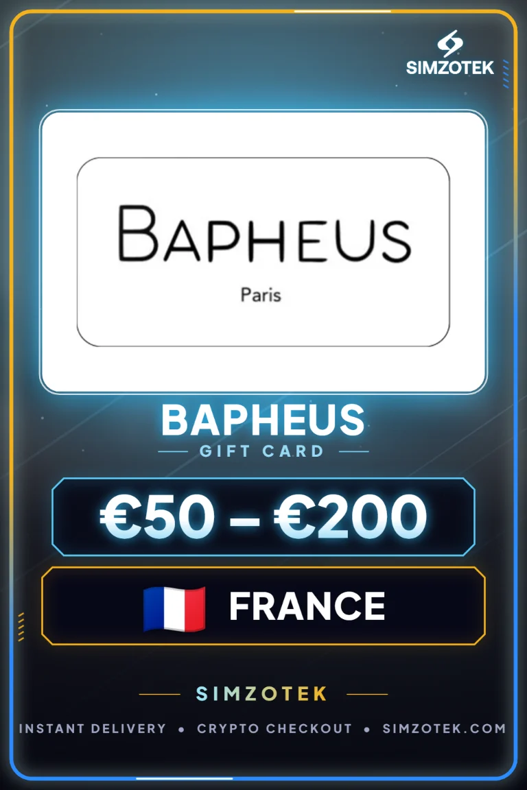 Tarjeta de regalo Bapheus (Francia)