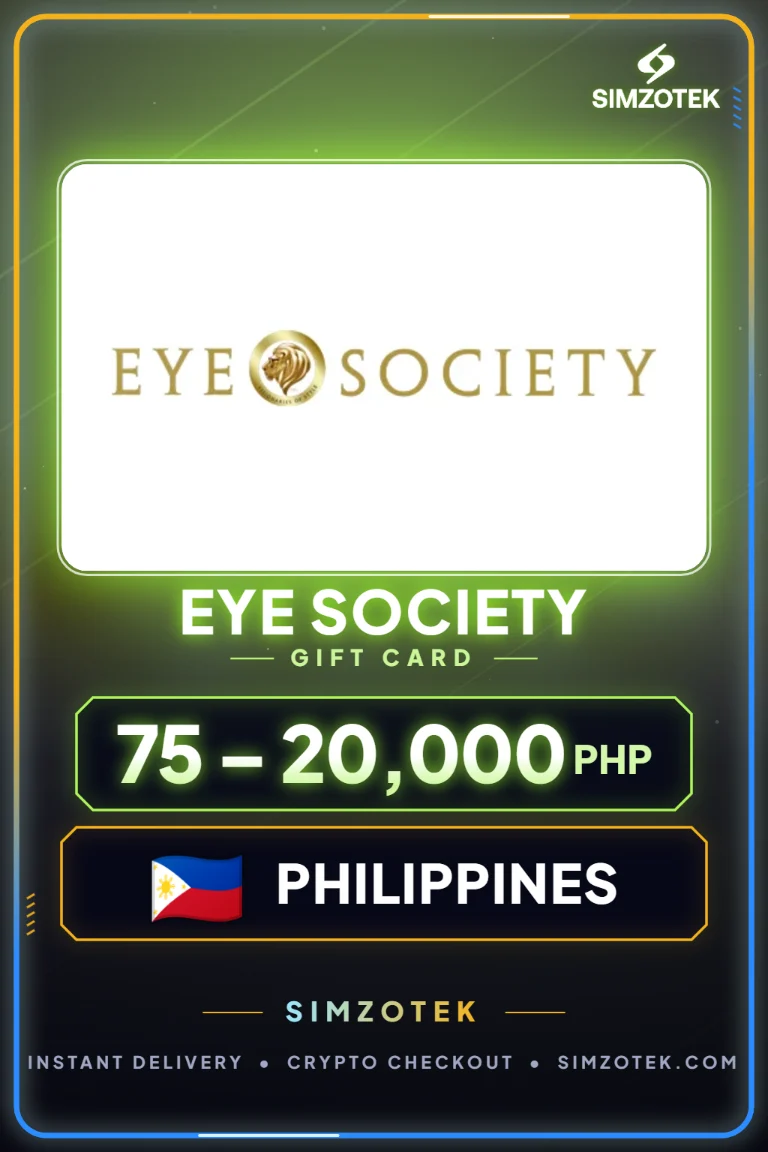 Carta regalo Eye Society (Filippine)