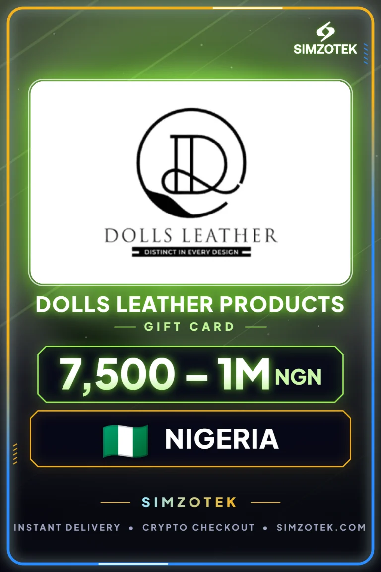 Dárková karta Dolls Leather Products (Nigérie)