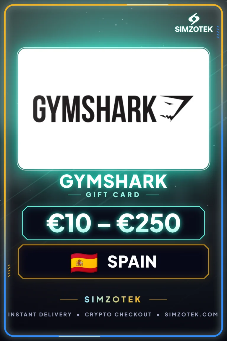 Cartão-presente Gymshark (Espanha)