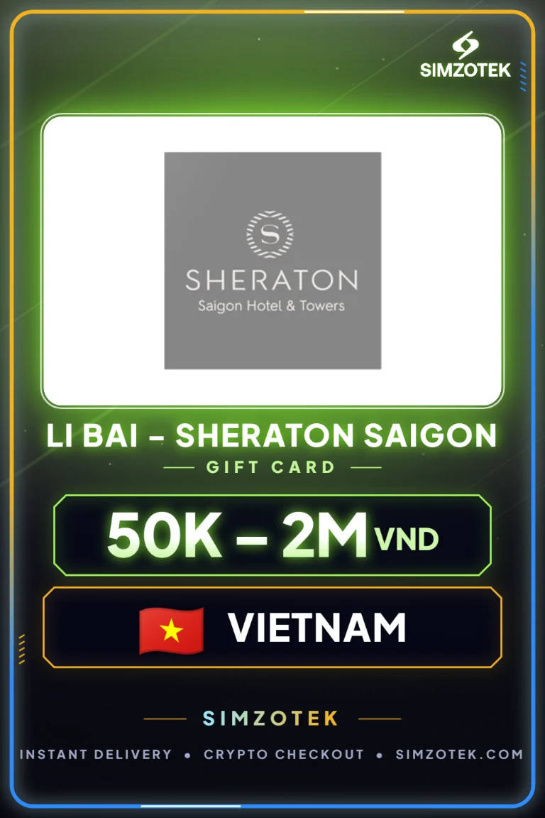 Poklon kartica Li Bai - Sheraton Saigon (Vijetnam)
