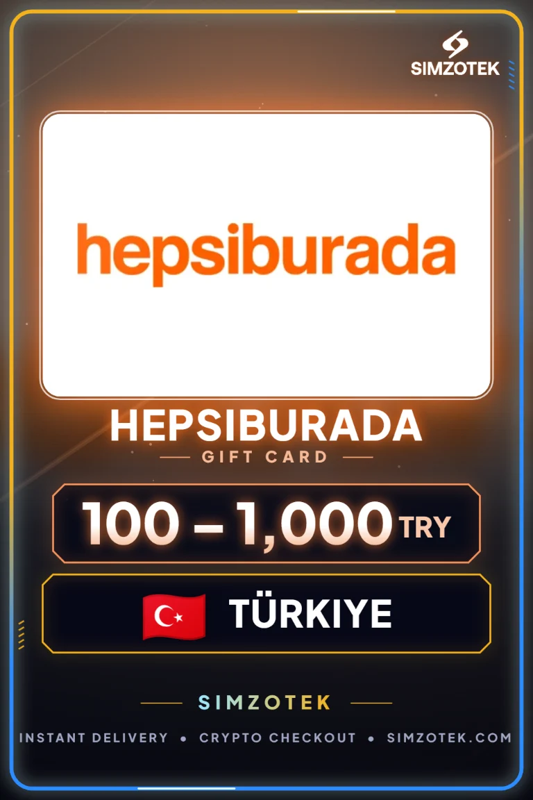 Hepsiburada dovanų kortelė (Turkija)