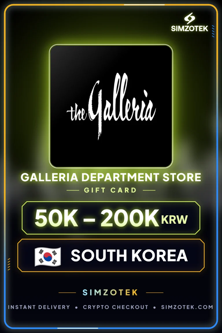 Поклон картица Galleria Department Store (Јужна Кореја)