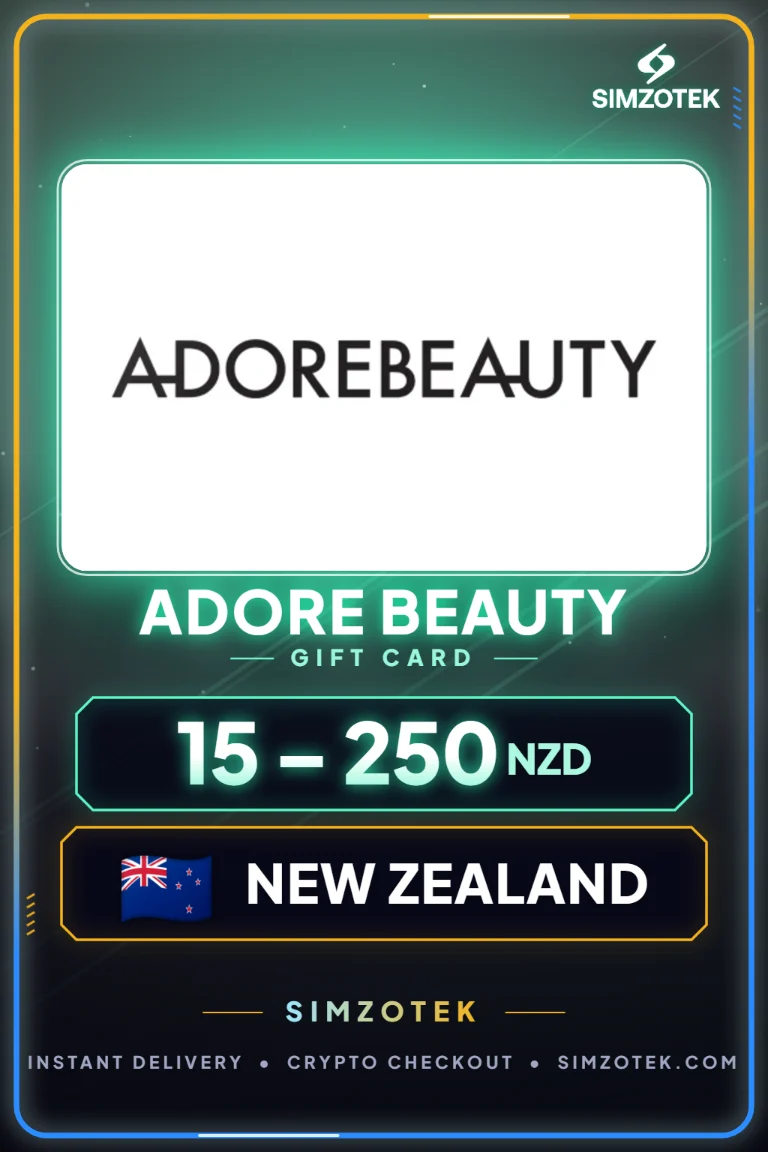 บัตรของขวัญ Adore Beauty (นิวซีแลนด์)