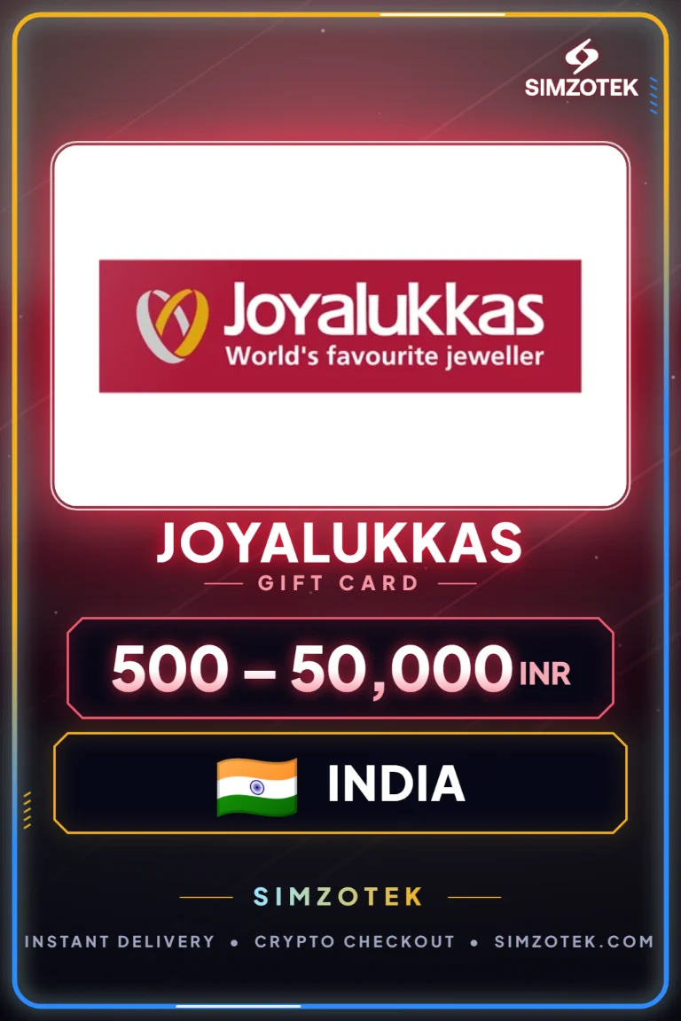 Поклон картица Joyalukkas (Индија)