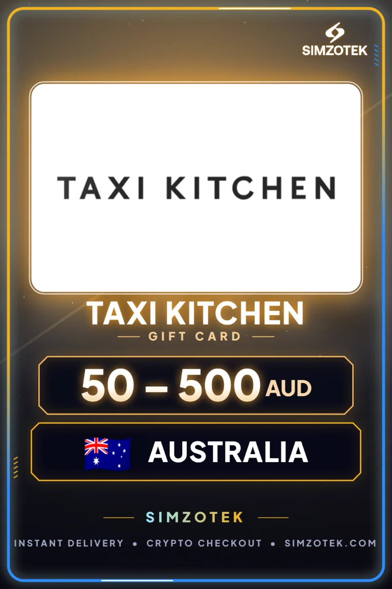 Dárková karta Taxi Kitchen (Austrálie)