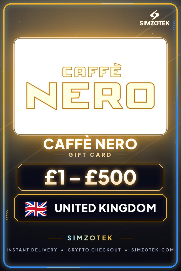 Carta regalo Caffè Nero (Regno Unito)