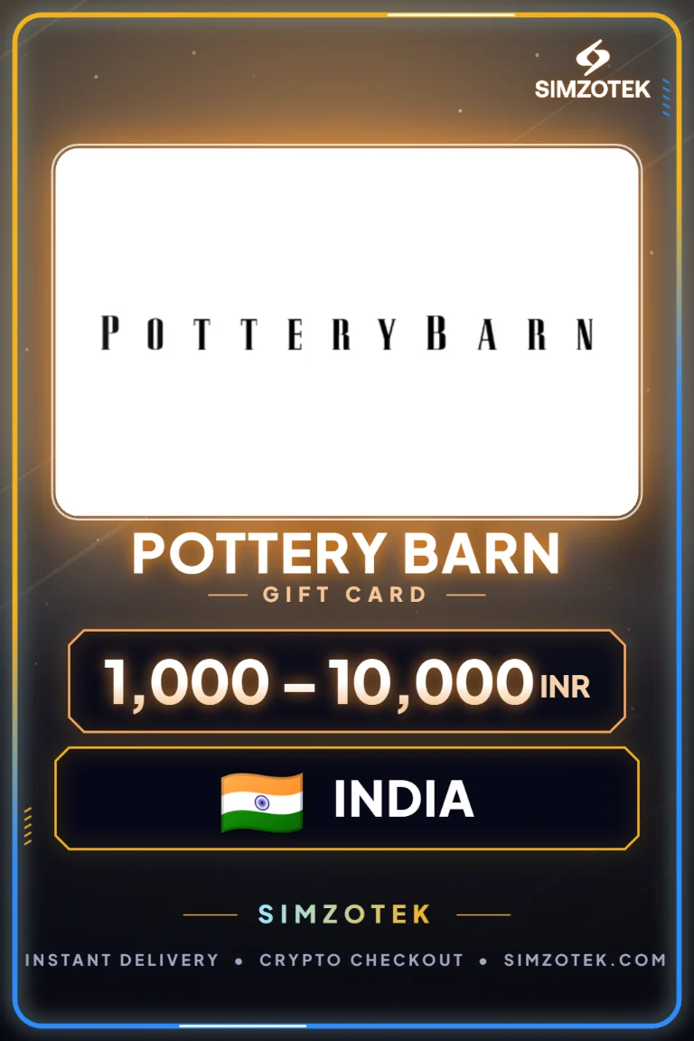 Carta regalo Pottery Barn (India)