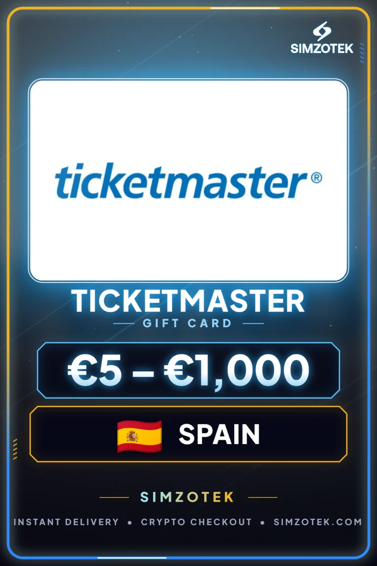 Ticketmaster Hediye Kartı (İspanya)