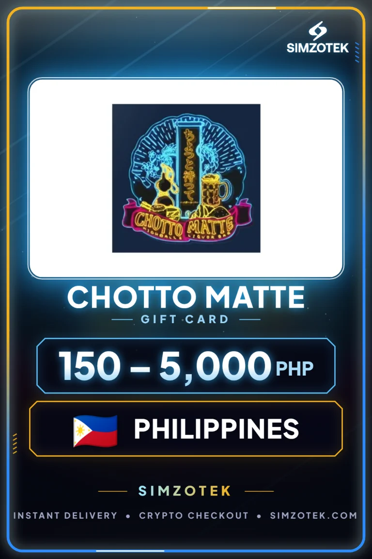 Chotto Matte Gift Card (Philippines)