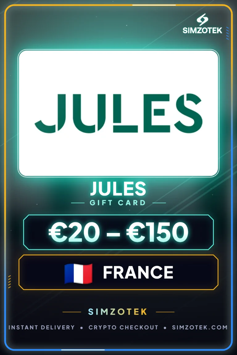 Dárková karta Jules (Francie)
