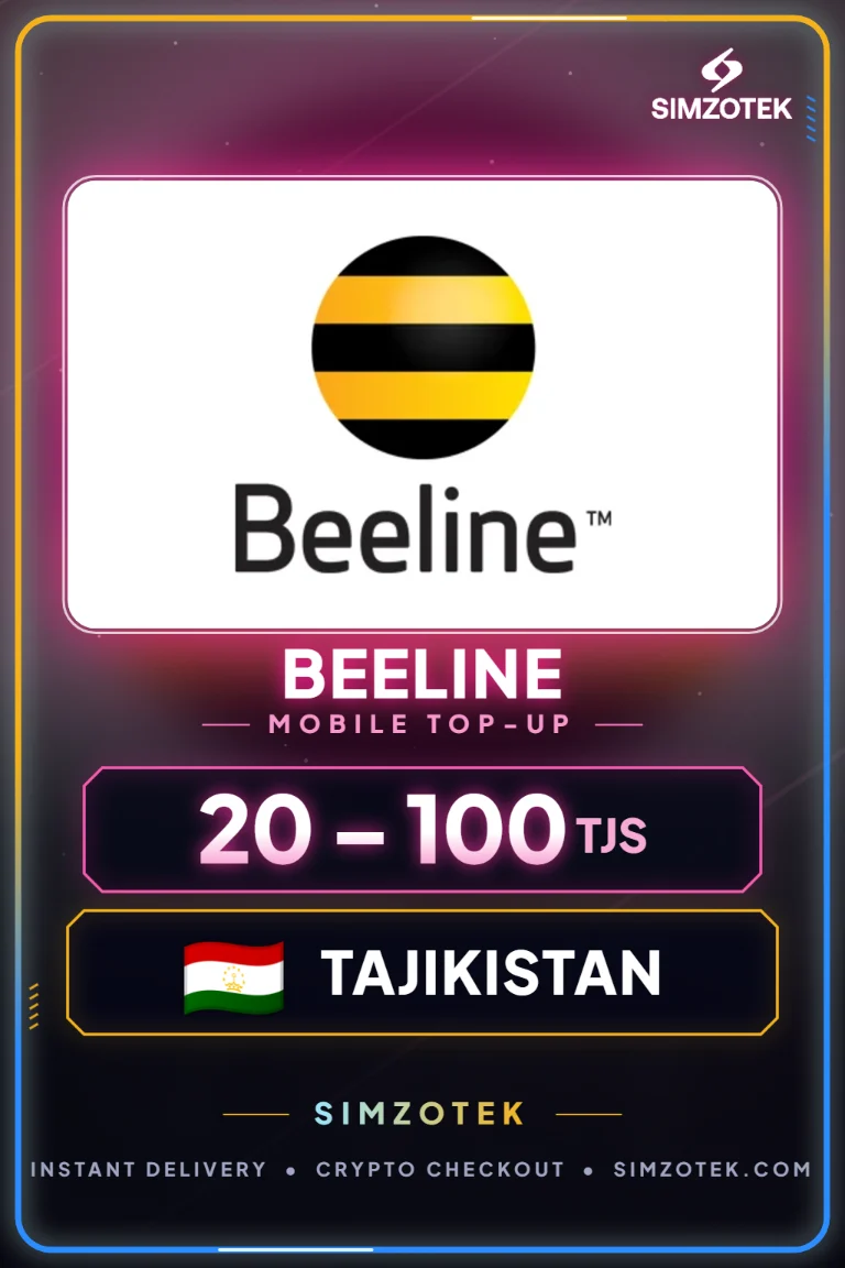 Beeline Mobile Top-Up (타지키스탄)