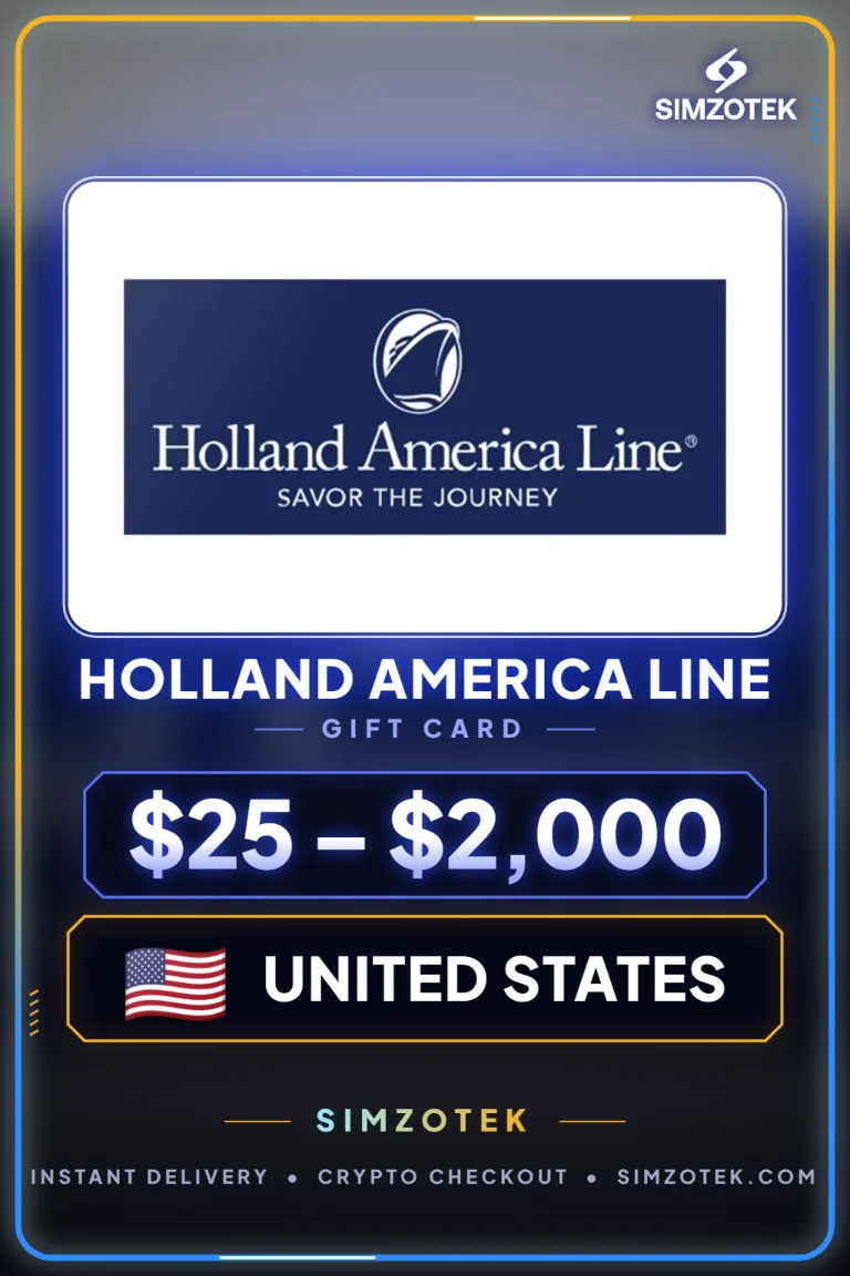 Holland America Line Gift Card (United States)