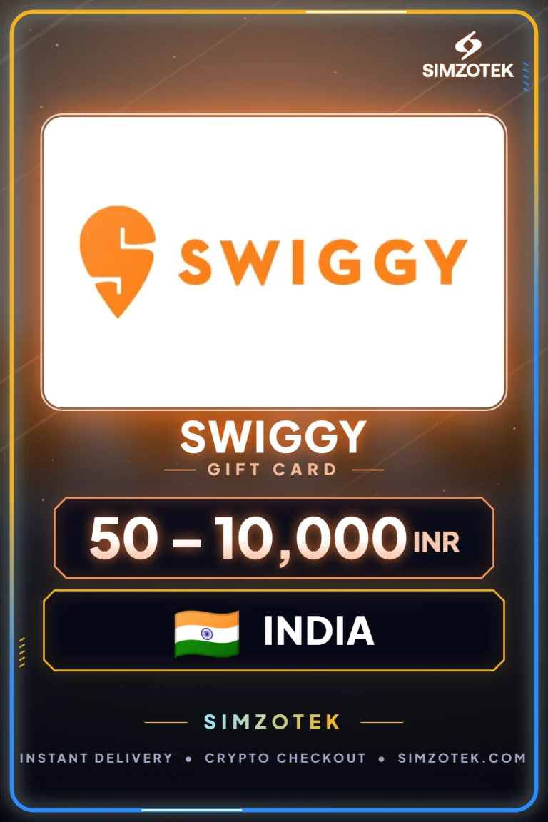 بطاقة هدايا Swiggy (الهند)