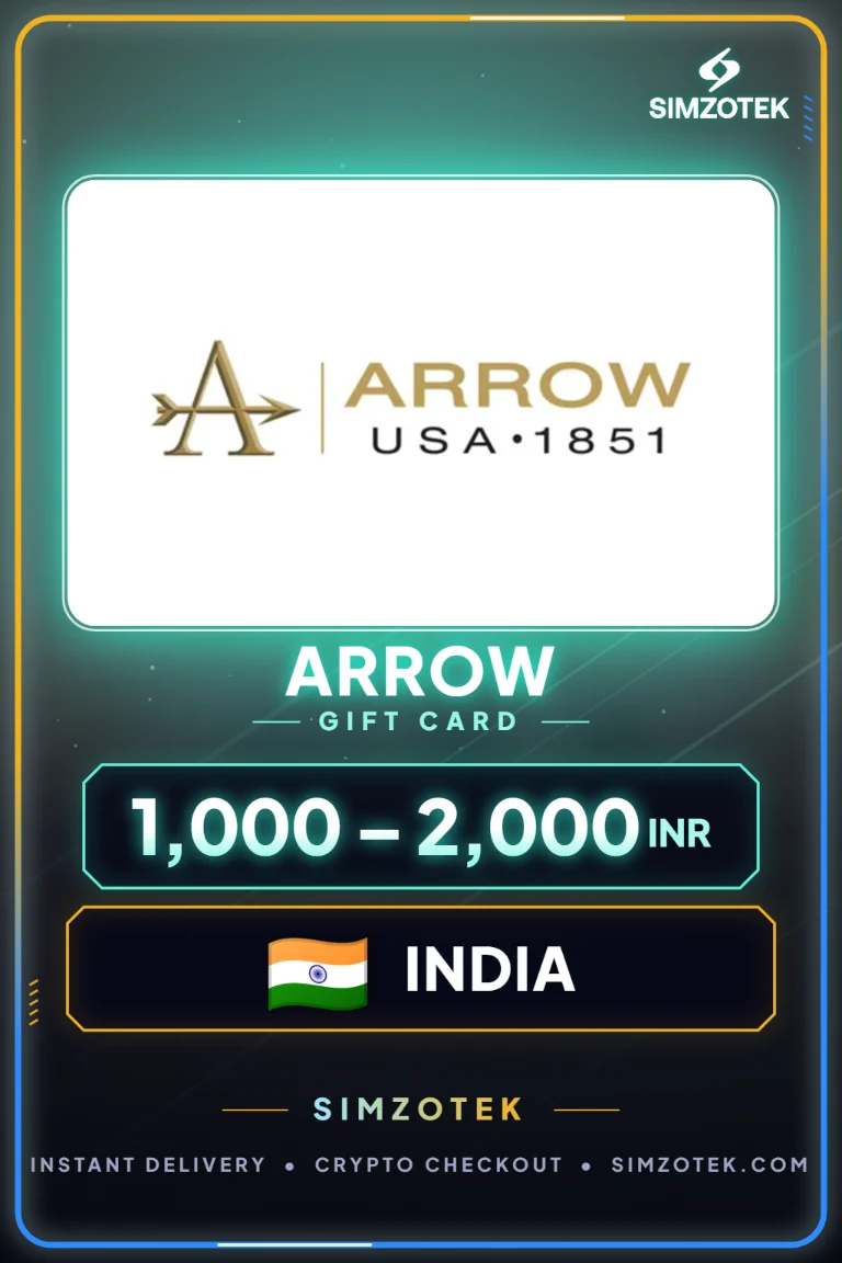 Arrow Geschenkkarte (Indien)