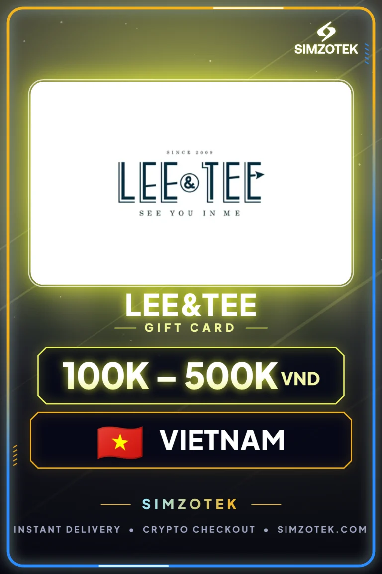 บัตรของขวัญ Lee&Tee (เวียดนาม)