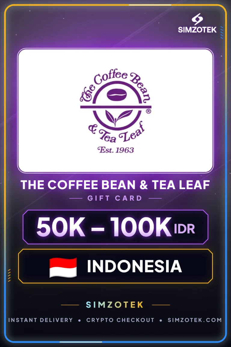 The Coffee Bean & Tea Leaf Gift Card (Indonesia)