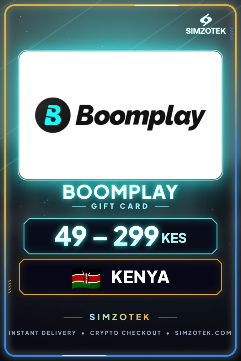 บัตรของขวัญ Boomplay (เคนยา)