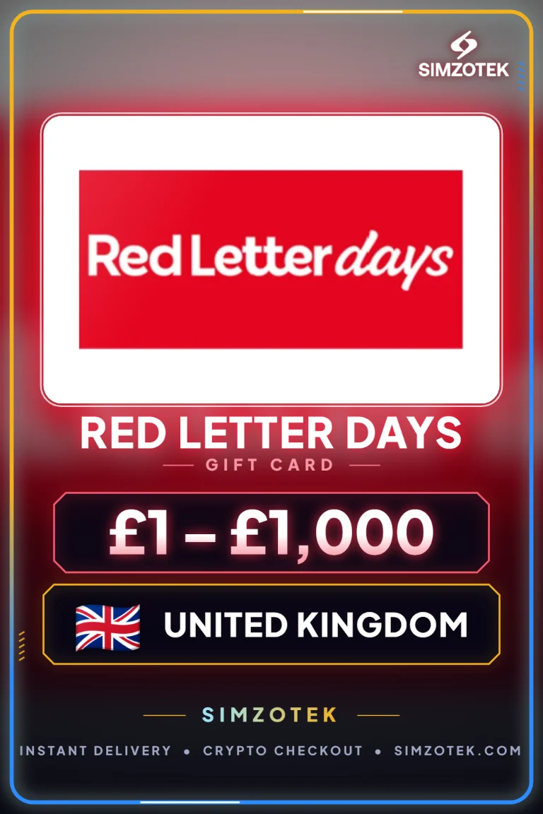 บัตรของขวัญ Red Letter Days (สหราชอาณาจักร)