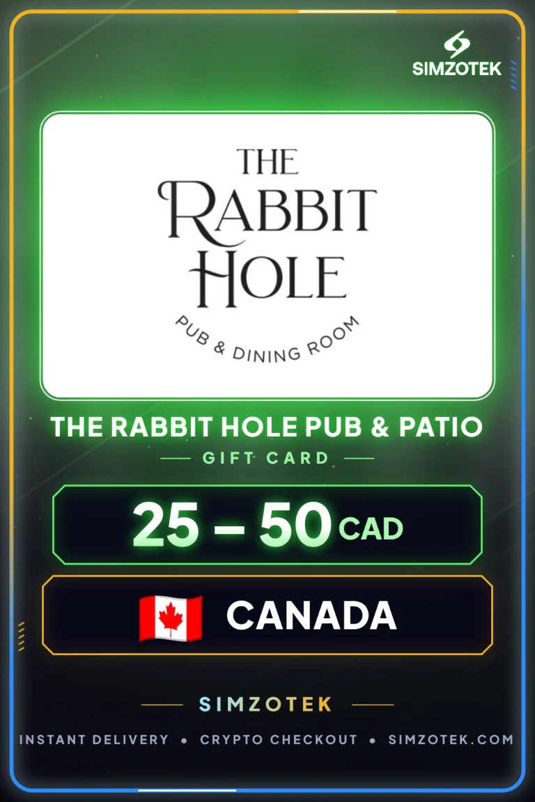 Dárková karta The Rabbit Hole Pub & Patio (Kanada)