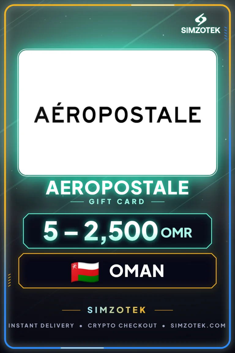 Carta regalo Aeropostale (Oman)