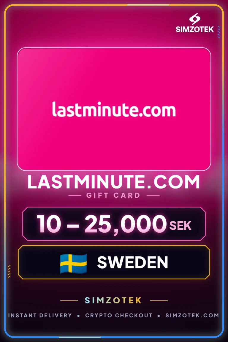 lastminute.com 기프트카드 (스웨덴)