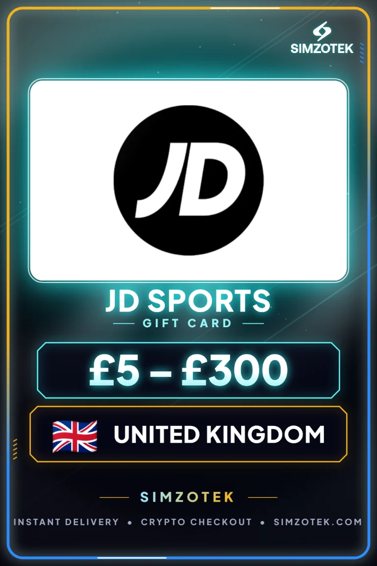 JD Sports Geschenkkarte (Vereinigtes Königreich)