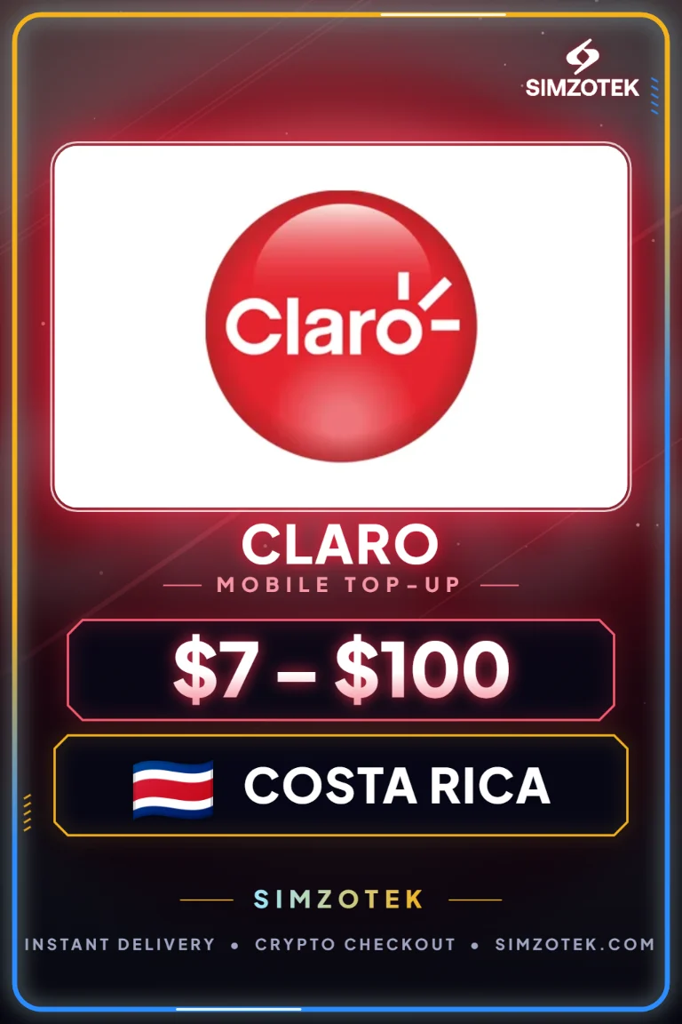 Claro Mobile Top-Up (코스타리카)
