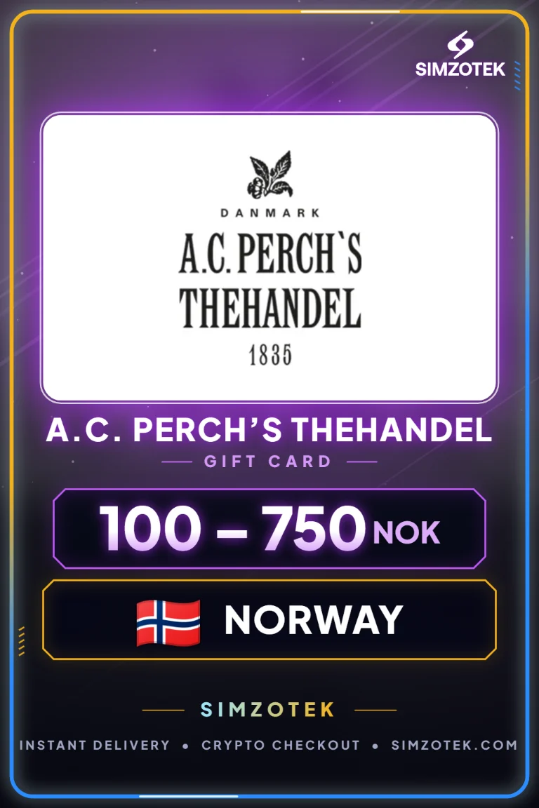 Carta regalo A.C. Perch’s Thehandel (Norvegia)