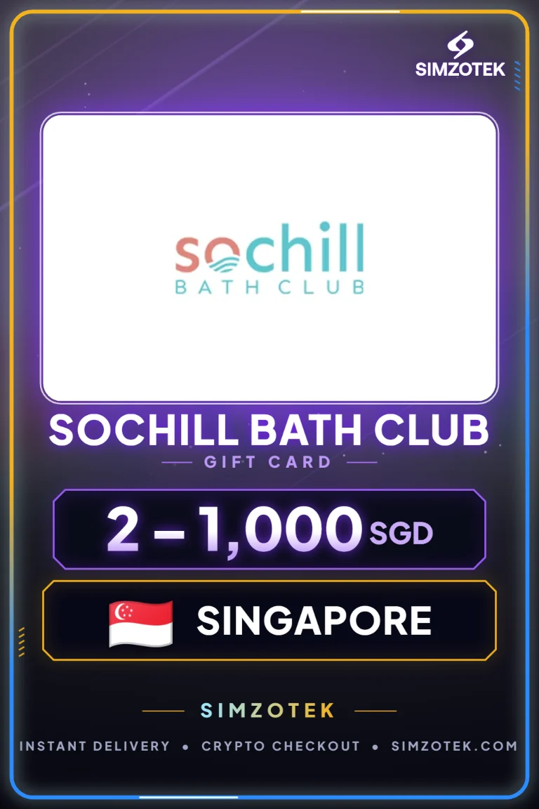 Sochill Bath Club Gift Card (Singapore)