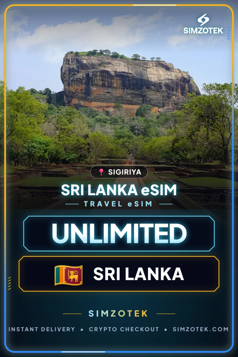 eSIM Sri Lanka – nielimitowany internet