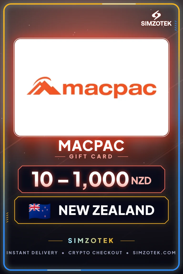 Carta regalo Macpac (Nuova Zelanda)