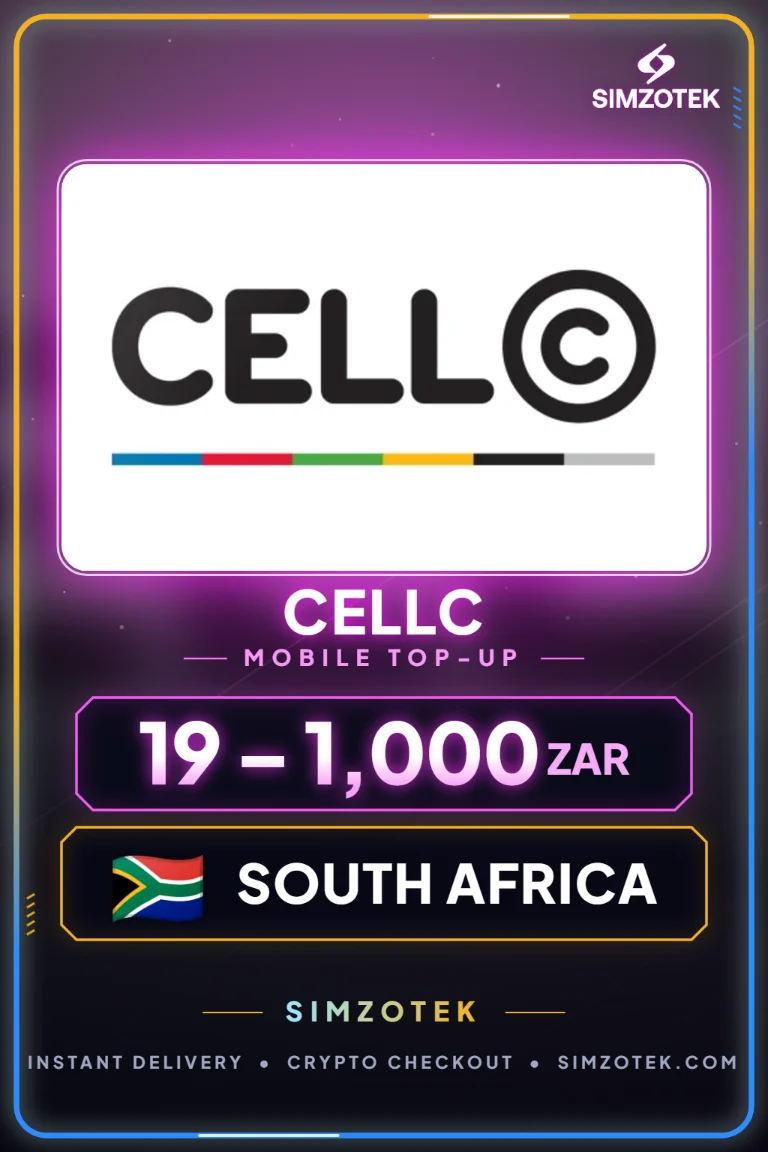 CellC Mobile Top-Up (Јужноафричка Република)
