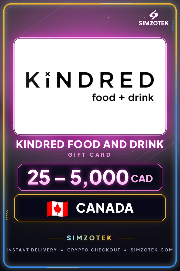 Kindred Food and Drink Geschenkkarte (Kanada)