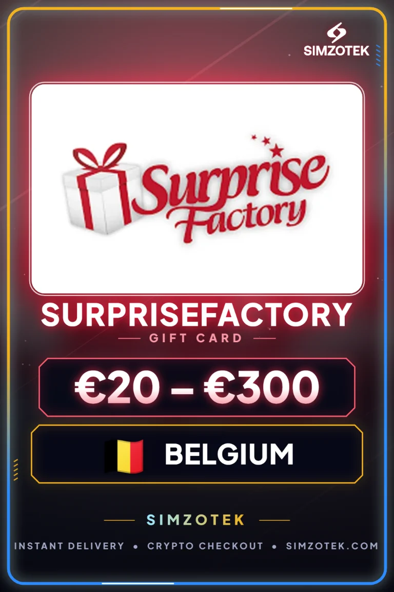 Card cadou SurpriseFactory (Belgia)